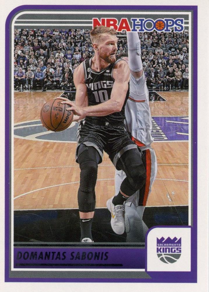 Domantas Sabonis #211 Sacramento Kings | 2023-24 Hoops | NBA Trading Card