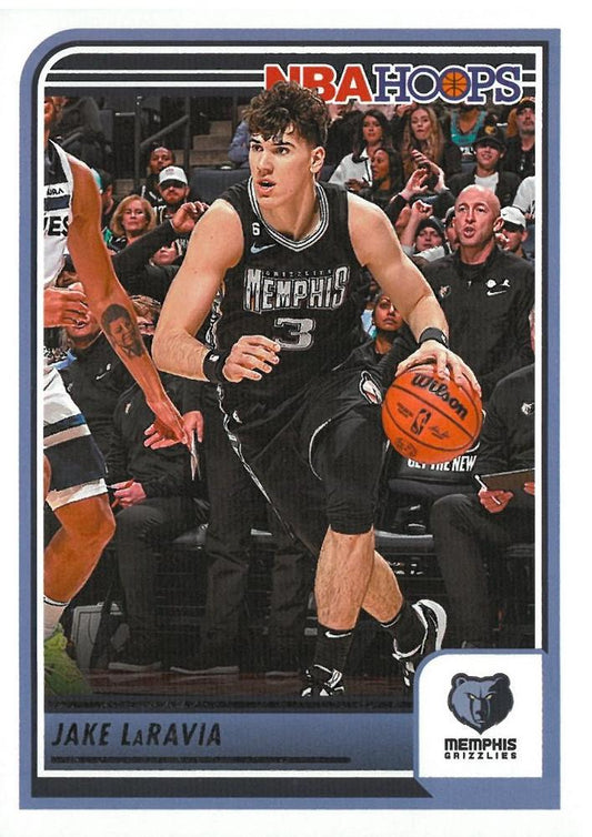 Jake LaRavia #212 Memphis Grizzlies | 2023-24 Hoops | NBA Trading Card