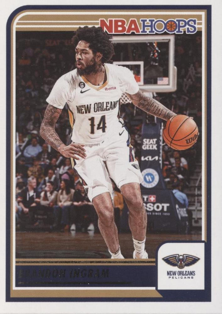 Brandon Ingram #214 New Orleans Pelicans | 2023-24 Hoops | NBA Trading Card