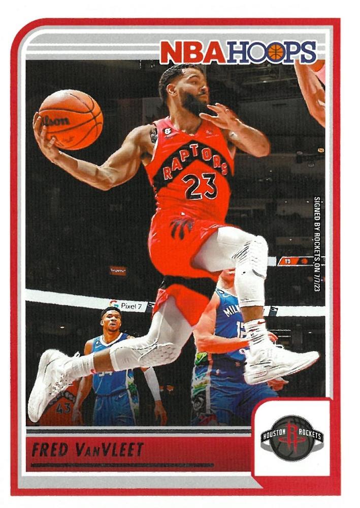 Fred VanVleet #222 Houston Rockets | 2023-24 Hoops | NBA Trading Card