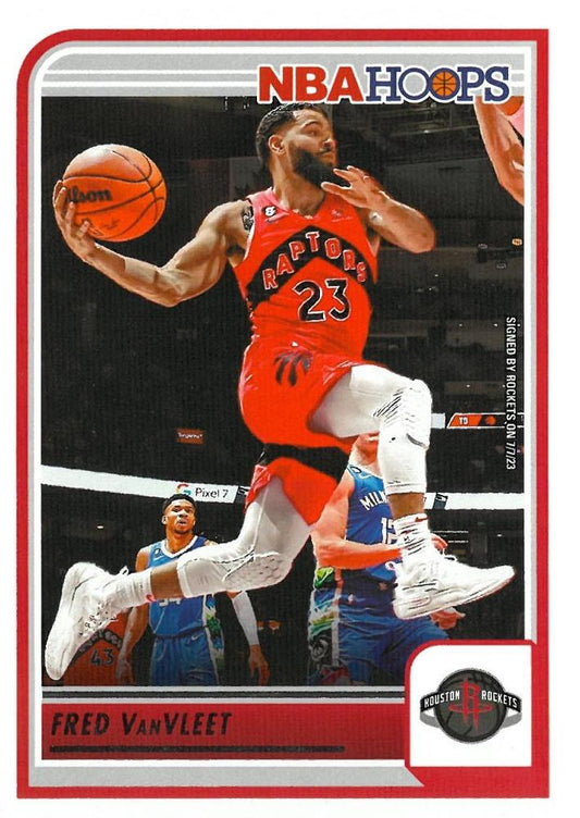 Fred VanVleet #222 Houston Rockets | 2023-24 Hoops | NBA Trading Card