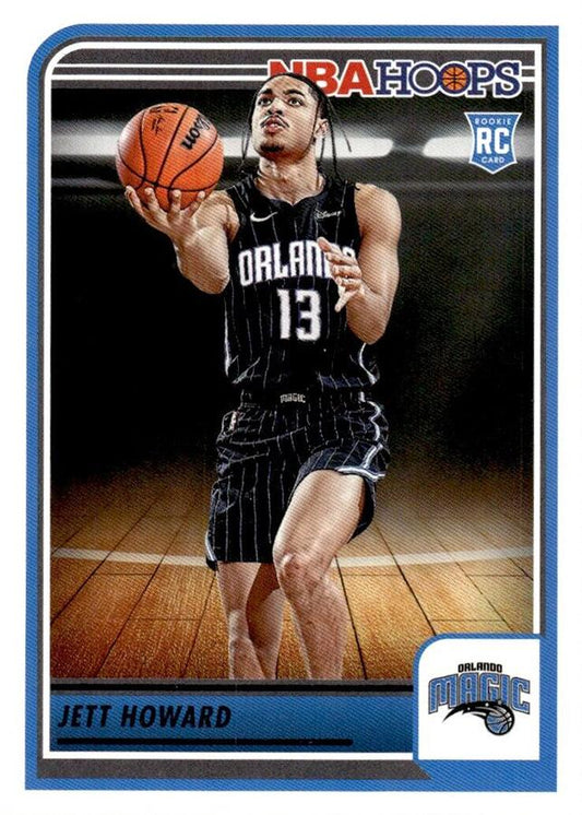 Jett Howard 
RC #248 Orlando Magic | 2023-24 Hoops | NBA Trading Card