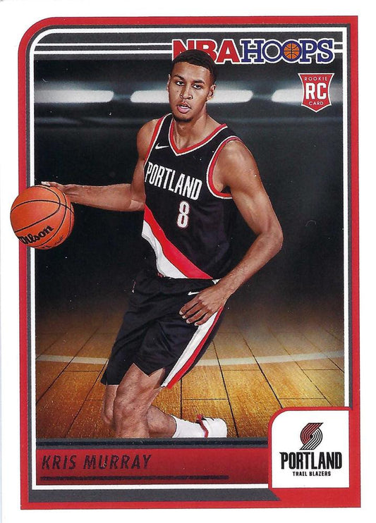 Kris Murray 
RC #262 Portland Trail Blazers | 2023-24 Hoops | NBA Trading Card