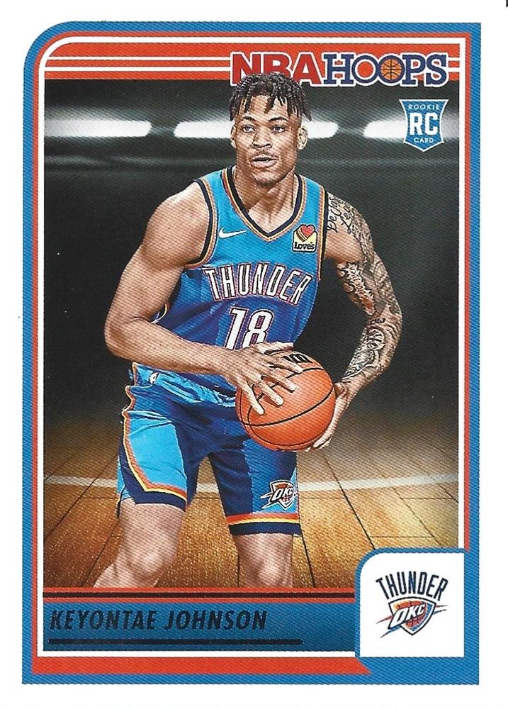 Keyontae Johnson 
RC #263 Oklahoma City Thunder | 2023-24 Hoops | NBA Card