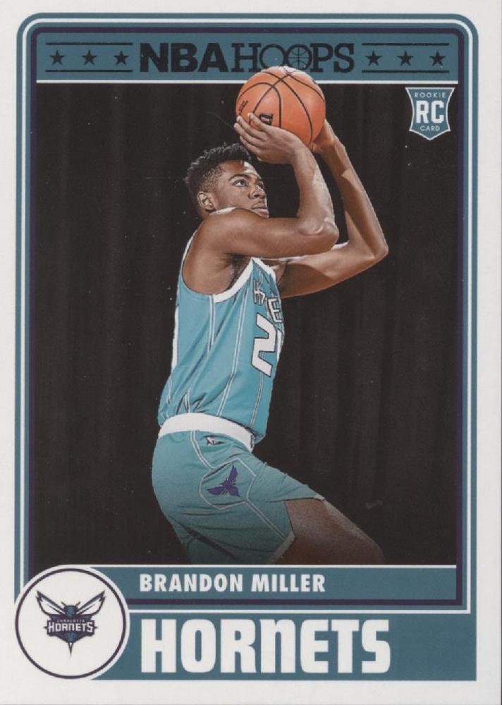 Brandon Miller 
HT #284 Charlotte Hornets | 2023-24 Hoops | NBA Trading Card