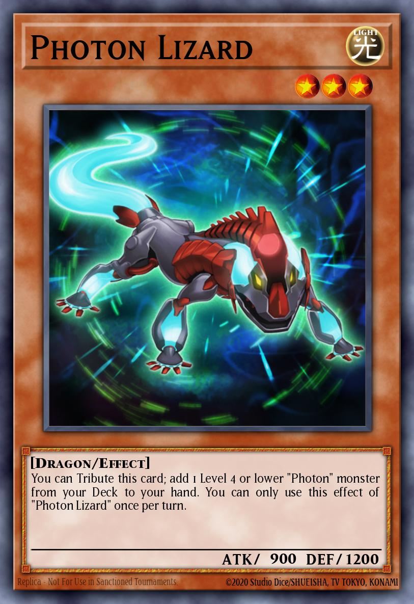 Photon Lizard - NUMH-EN023 Super Rare | Yu-Gi-Oh! Card