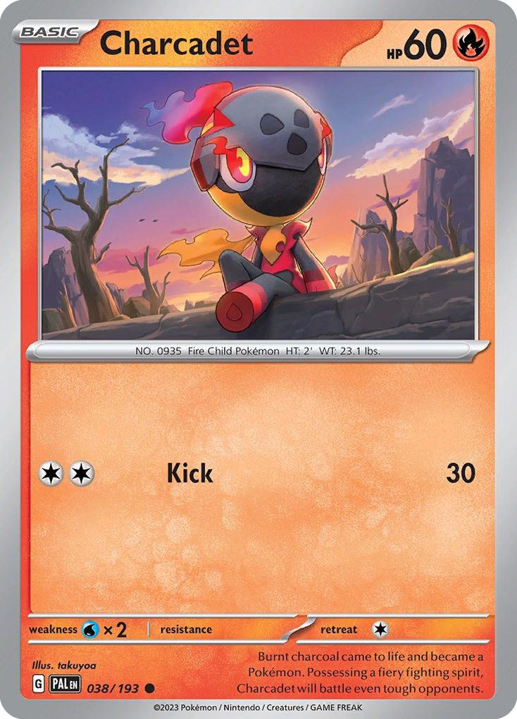 Charcadet 38/193 Common | Paldea Evolved | Pokemon Card