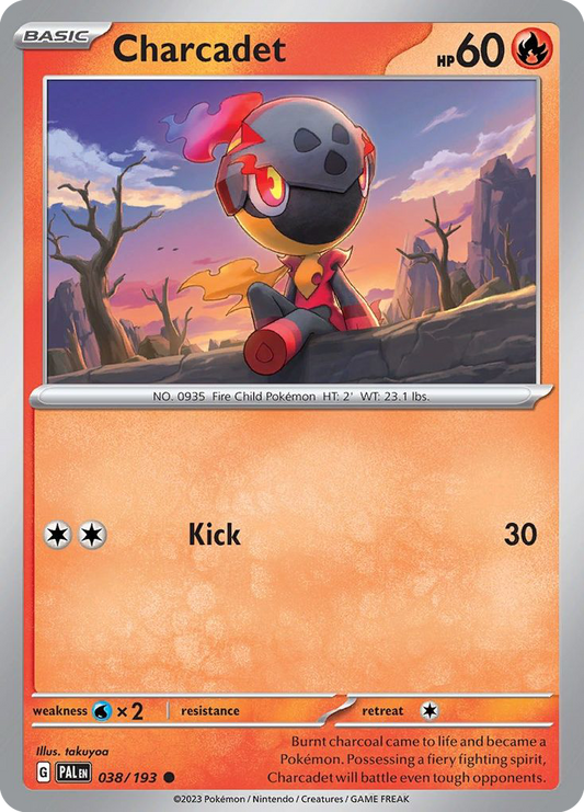 Charcadet 38/193 Common | Paldea Evolved | Pokemon Card