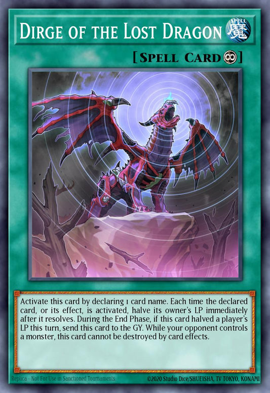 Dirge of the Lost Dragon - DANE-EN063 Super Rare | Yu-Gi-Oh! Card