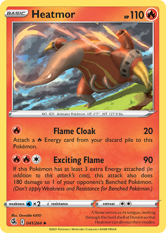 Heatmor 41/264 Uncommon | Fusion Strike | Pokemon Card