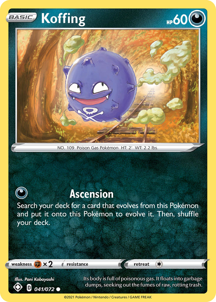 Koffing 41/72 Common | Shining Fates | Pokemon Card