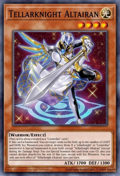 Tellarknight Altairan - CYAC-EN020 Super Rare | Yu-Gi-Oh! Card