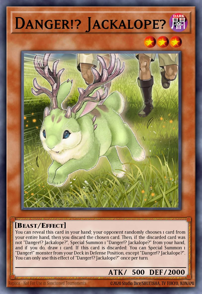 Danger!? Jackalope? - RA01-EN013 Super Rare | Yu-Gi-Oh! Card