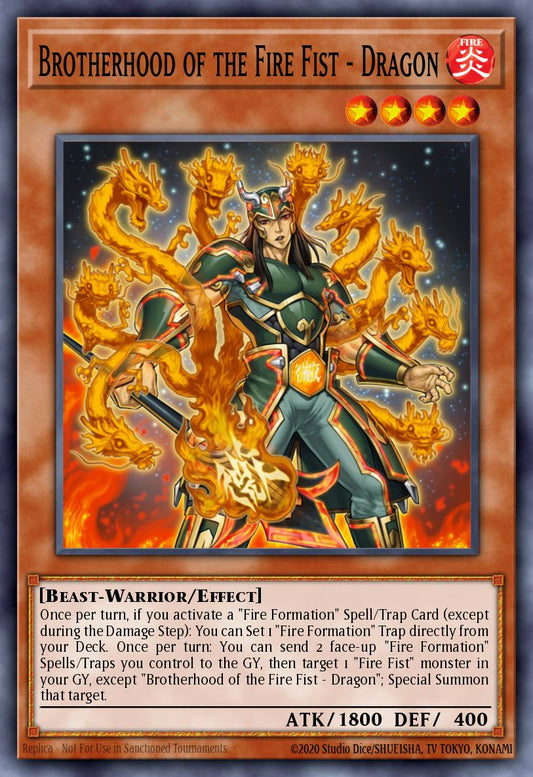 Brotherhood of the Fire Fist - Dragon - MYFI-EN044 Super Rare | Yu-Gi-Oh! Card