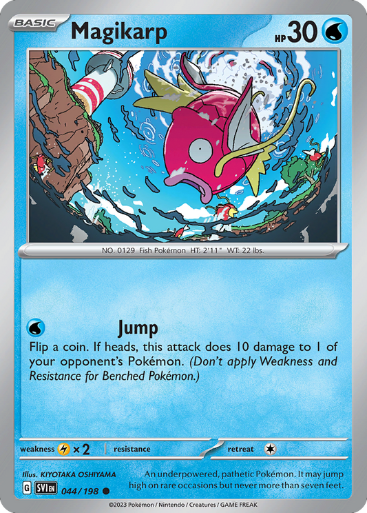 Magikarp 44/198 Common | Scarlet & Violet | Pokemon Card