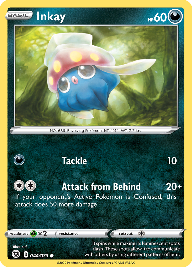 Inkay 44/73 Common | Champion's Path | Pokemon Card