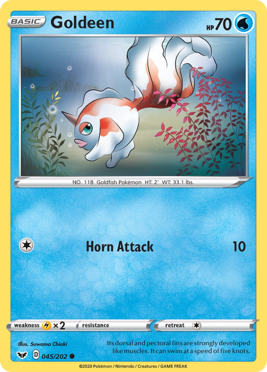 Goldeen 45/202 Common | Sword & Shield | Pokemon Card