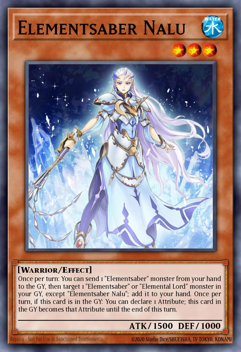 Elementsaber Nalu - FLOD-EN021 Super Rare | Yu-Gi-Oh! Card