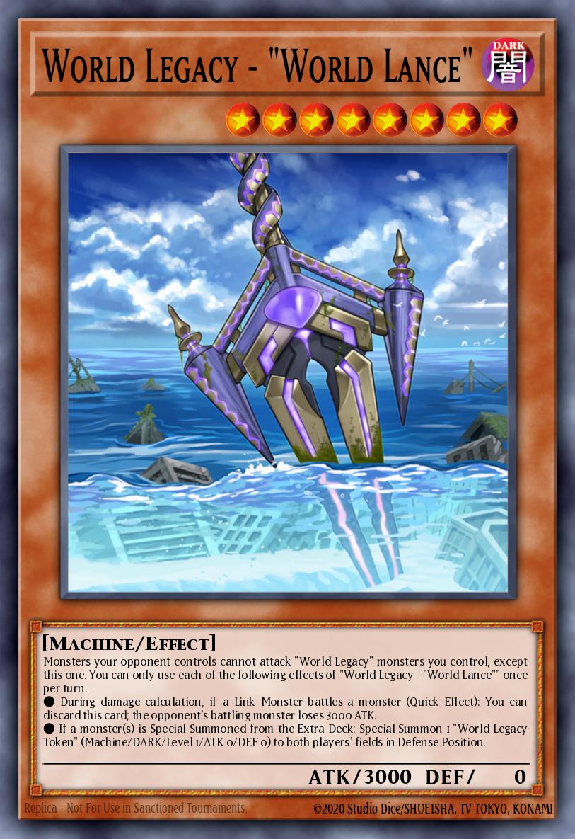 World Legacy  "World Lance" - GEIM-EN058 Rare | Yu-Gi-Oh! Card