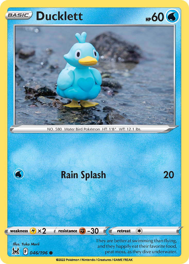 Ducklett 46/196 Common | Lost Origin | Pokemon Card