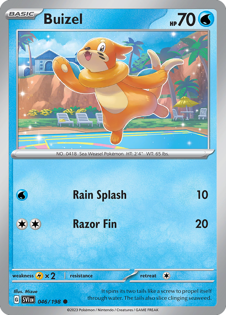 Buizel 46/198 Common | Scarlet & Violet | Pokemon Card