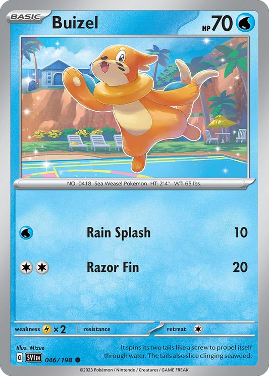 Buizel 46/198 Common | Scarlet & Violet | Pokemon Card