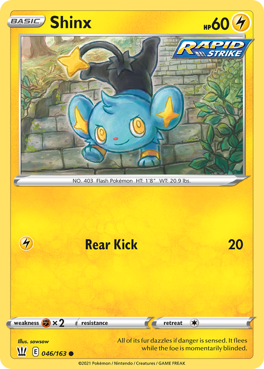 Shinx 46/163 Common | Battle Styles | Pokemon Card