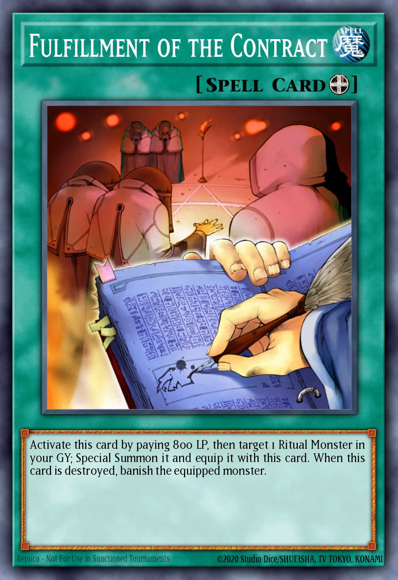 Fulfillment of the Contract - HISU-EN052 Super Rare | Yu-Gi-Oh! Card