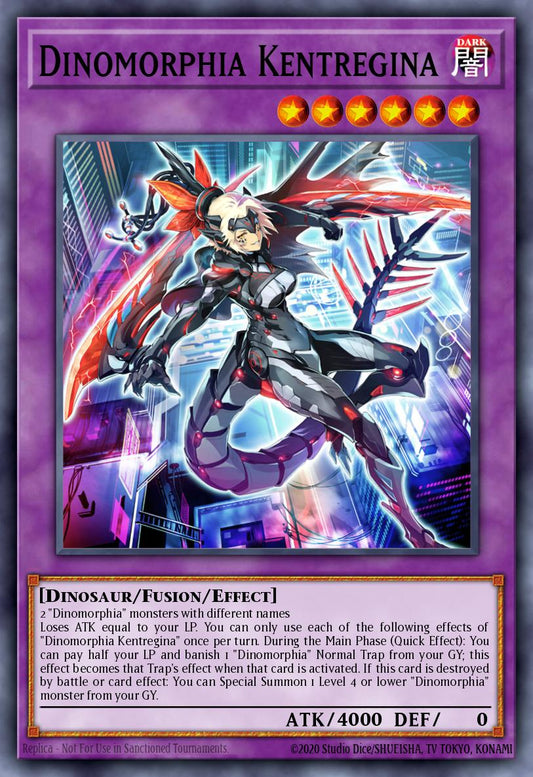 Dinomorphia Kentregina - MP23-EN020 Super Rare | Yu-Gi-Oh! Card