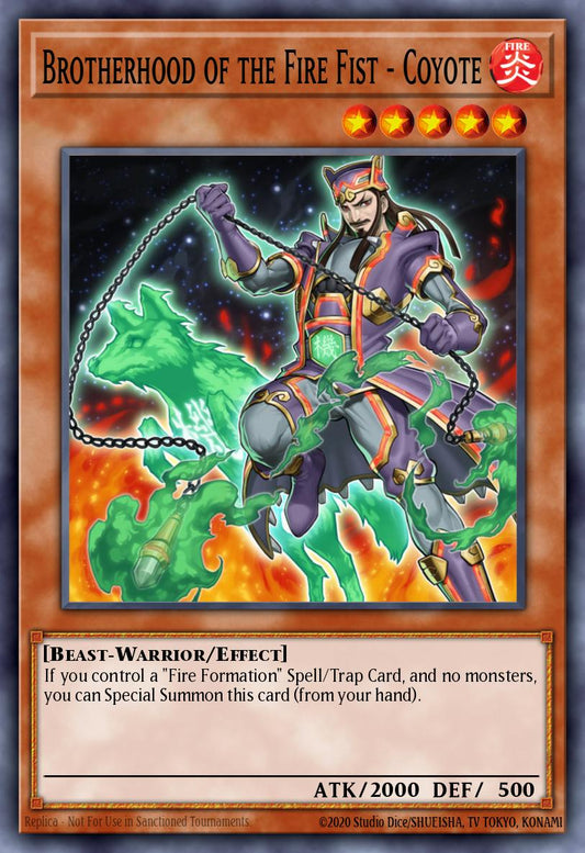 Brotherhood of the Fire Fist Coyote - MAGO-EN072 Rare | Yu-Gi-Oh! Card