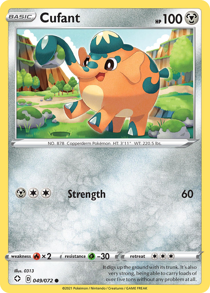 Cufant 49/72 Common | Shining Fates | Pokemon Card