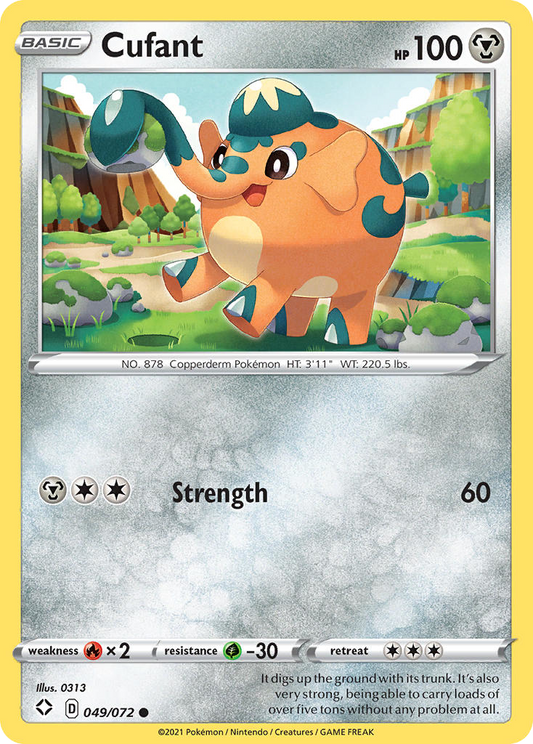 Cufant 49/72 Common | Shining Fates | Pokemon Card