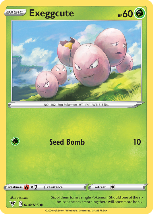 Exeggcute 4/185 Common | Vivid Voltage | Pokemon Card