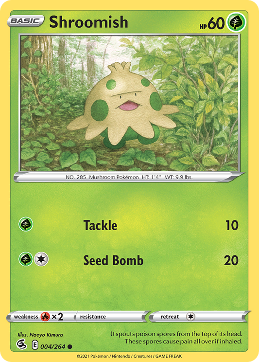 Shroomish 4/264 Common | Fusion Strike | Pokemon Card