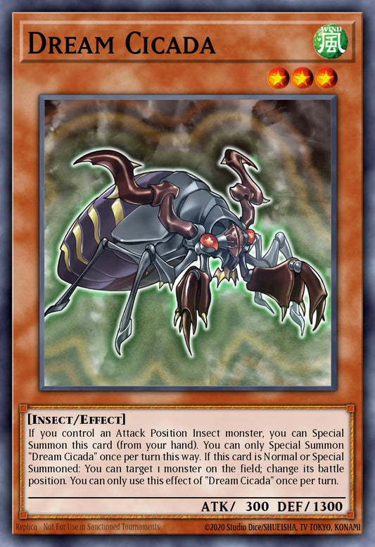 Dream Cicada - BLCR-EN028 Ultra Rare | Yu-Gi-Oh! Card