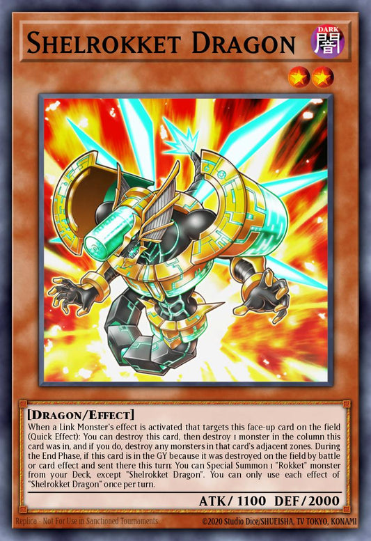 Shelrokket Dragon - EXFO-EN007 Rare | Yu-Gi-Oh! Card