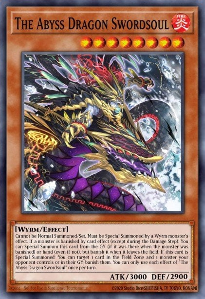 The Abyss Dragon Swordsoul - PHHY-EN005 Super Rare | Yu-Gi-Oh! Card