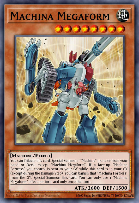 Machina Megaform - NECH-ENS06 Super Rare | Yu-Gi-Oh! Card