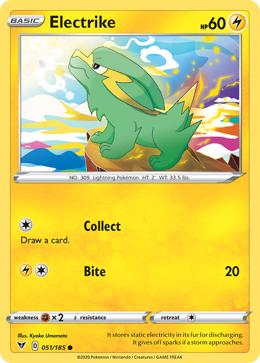 Electrike 51/185 Common | Vivid Voltage | Pokemon Card