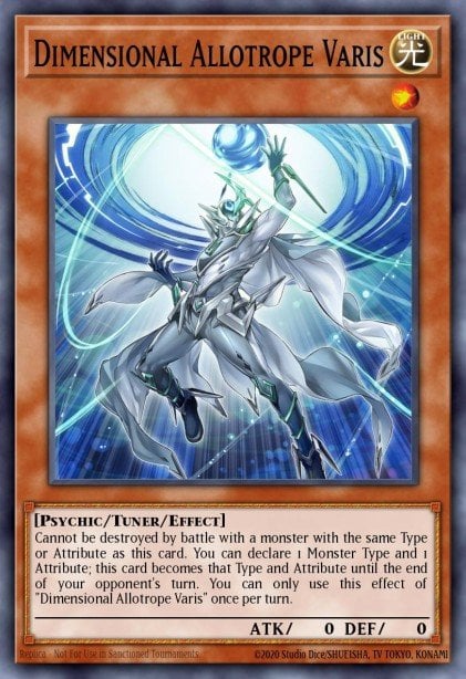 Dimensional Allotrope Varis - PHHY-EN028 Super Rare | Yu-Gi-Oh! Card