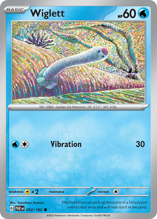 Wiglett 52/182 Common | Paradox Rift | Pokemon Card