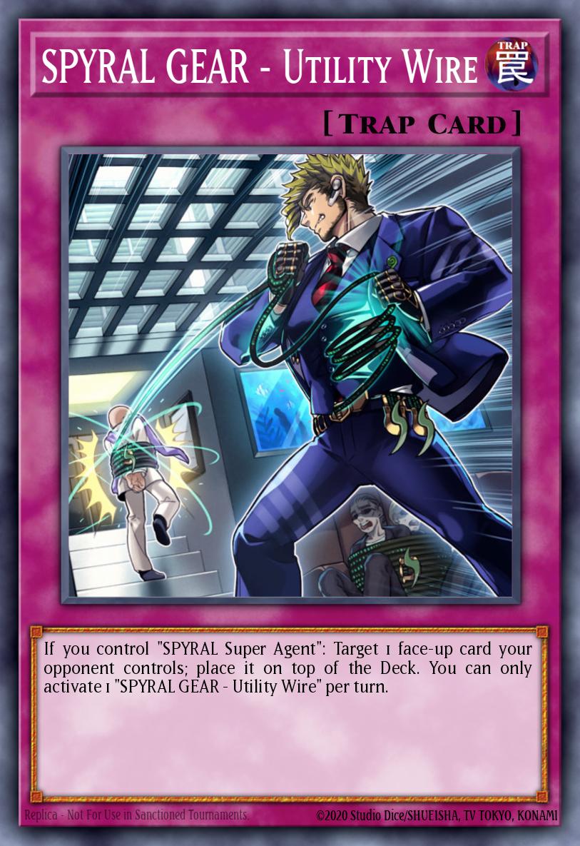 SPYRAL GEAR  Utility Wire - RATE-EN088 Super Rare | Yu-Gi-Oh! Card