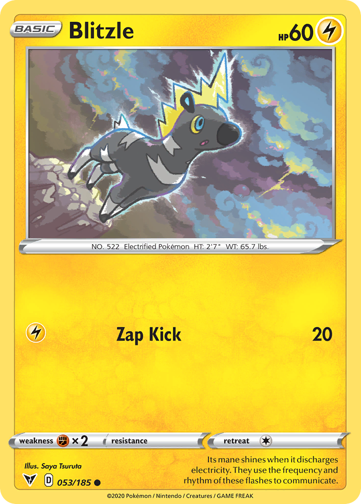 Blitzle 53/185 Common | Vivid Voltage | Pokemon Card