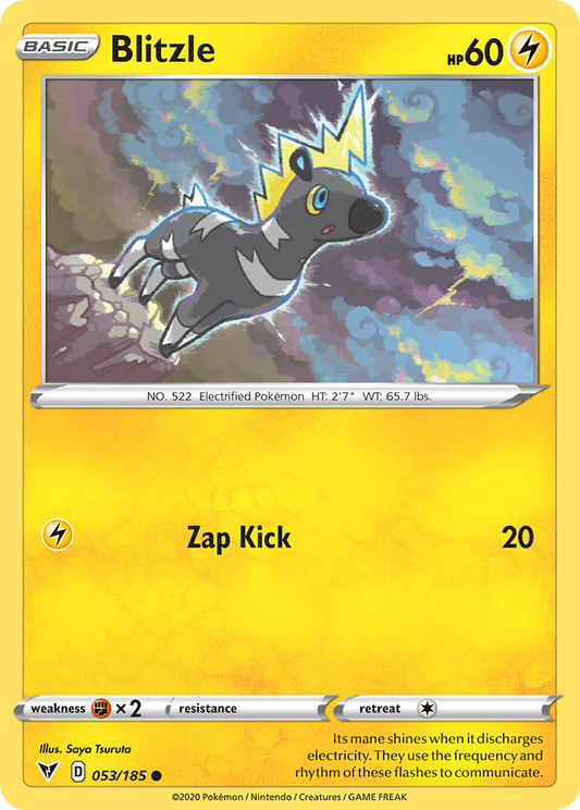 Blitzle 53/185 Common | Vivid Voltage | Pokemon Card