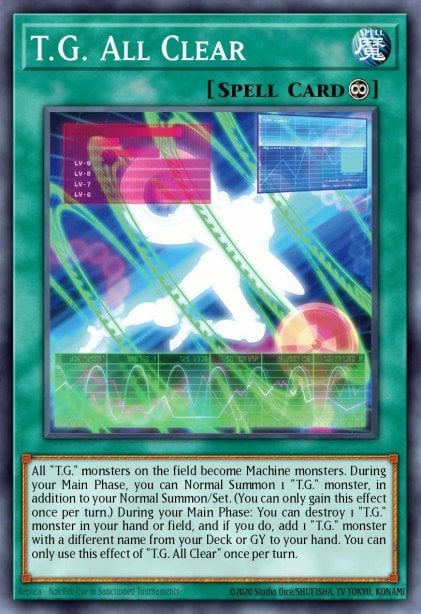 T.G. All Clear - AGOV-EN050 Super Rare | Yu-Gi-Oh! Card