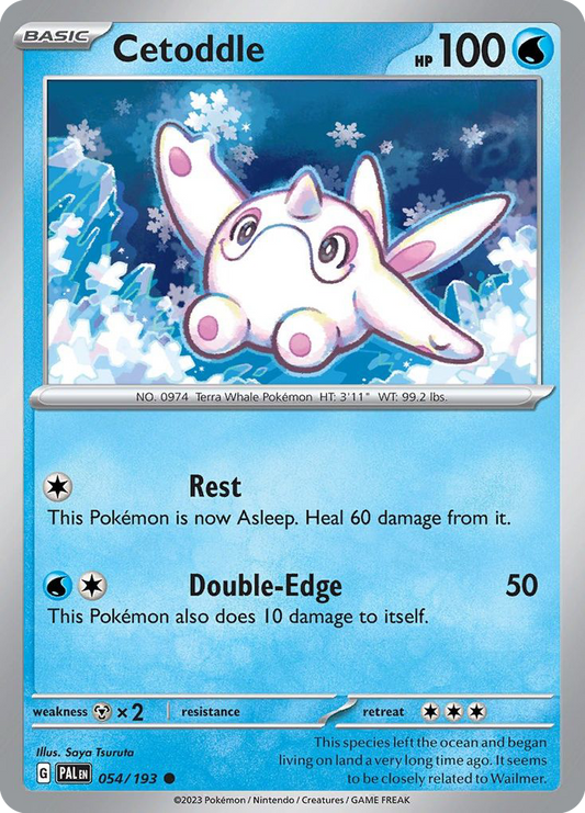 Cetoddle 54/193 Common | Paldea Evolved | Pokemon Card