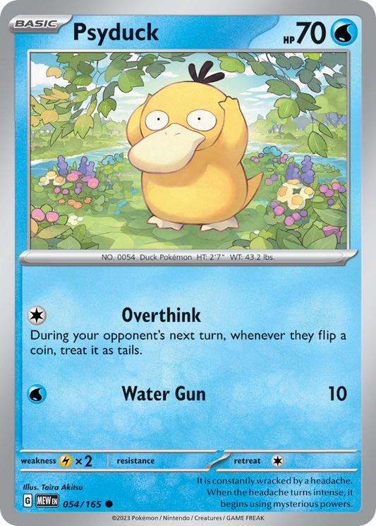 Psyduck 54/165 Common | 151 | Pokemon Card