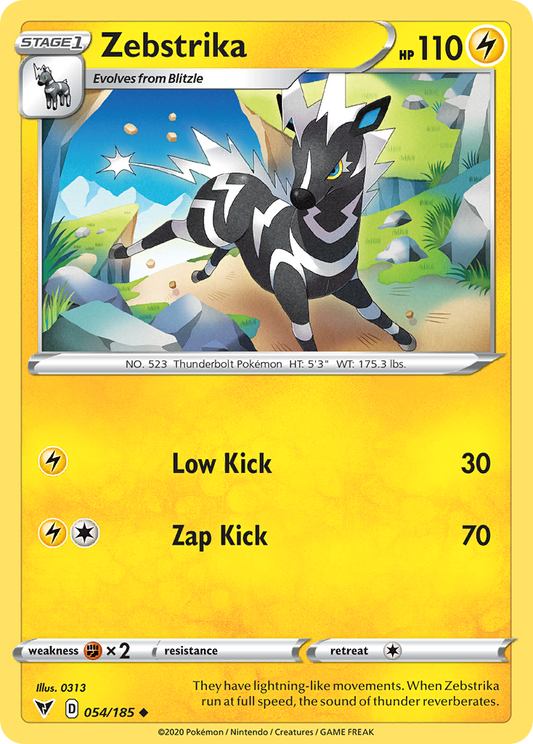 Zebstrika 54/185 Uncommon | Vivid Voltage | Pokemon Card