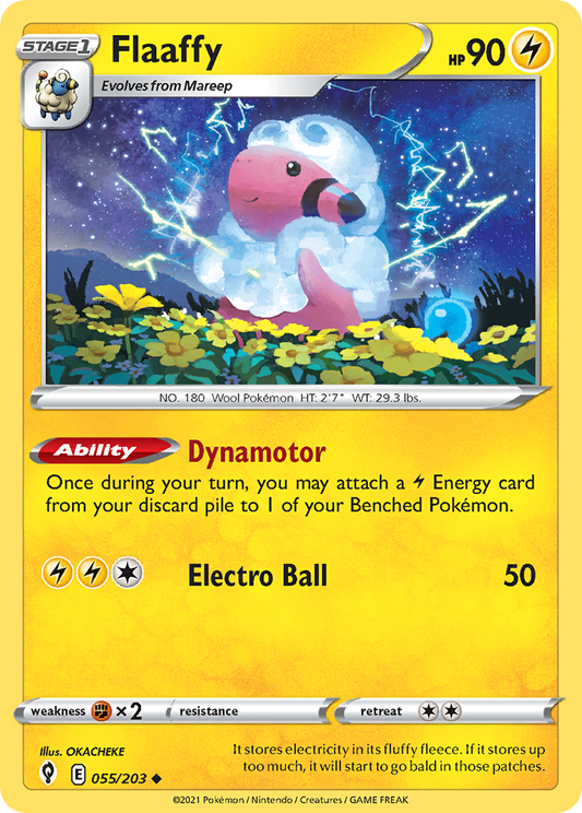 Flaaffy 55/203 Uncommon | Evolving Skies | Pokemon Card