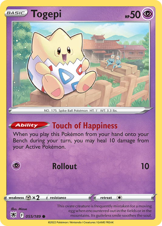 Togepi 55/189 Common | Astral Radiance | Pokemon Card